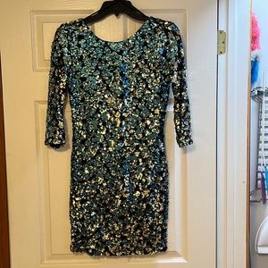 Fully Covered Sequin Dress